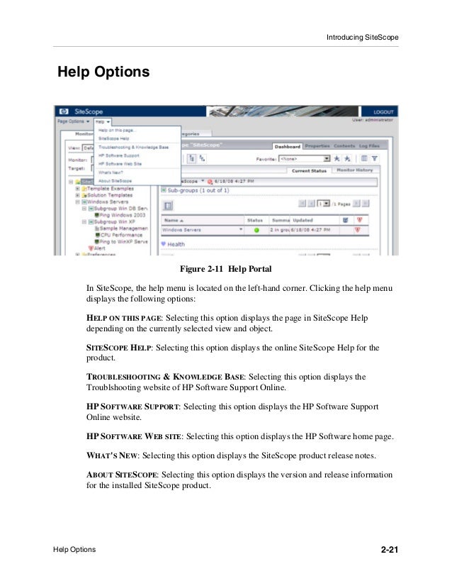 hp sitescope tutorial